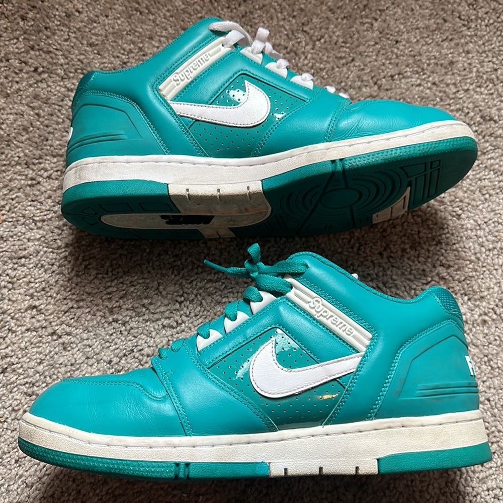 Supreme x Nike Air Force 2 Low Teal 🔥🔥🔥 - Picture 4 of 7